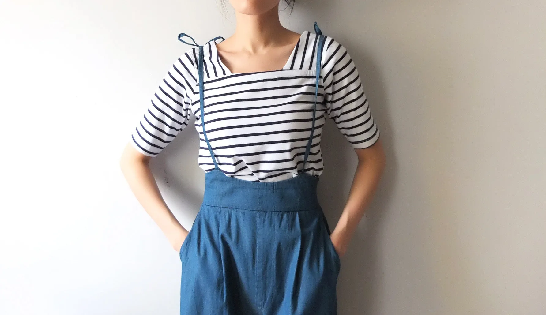 chambray jumpsuit