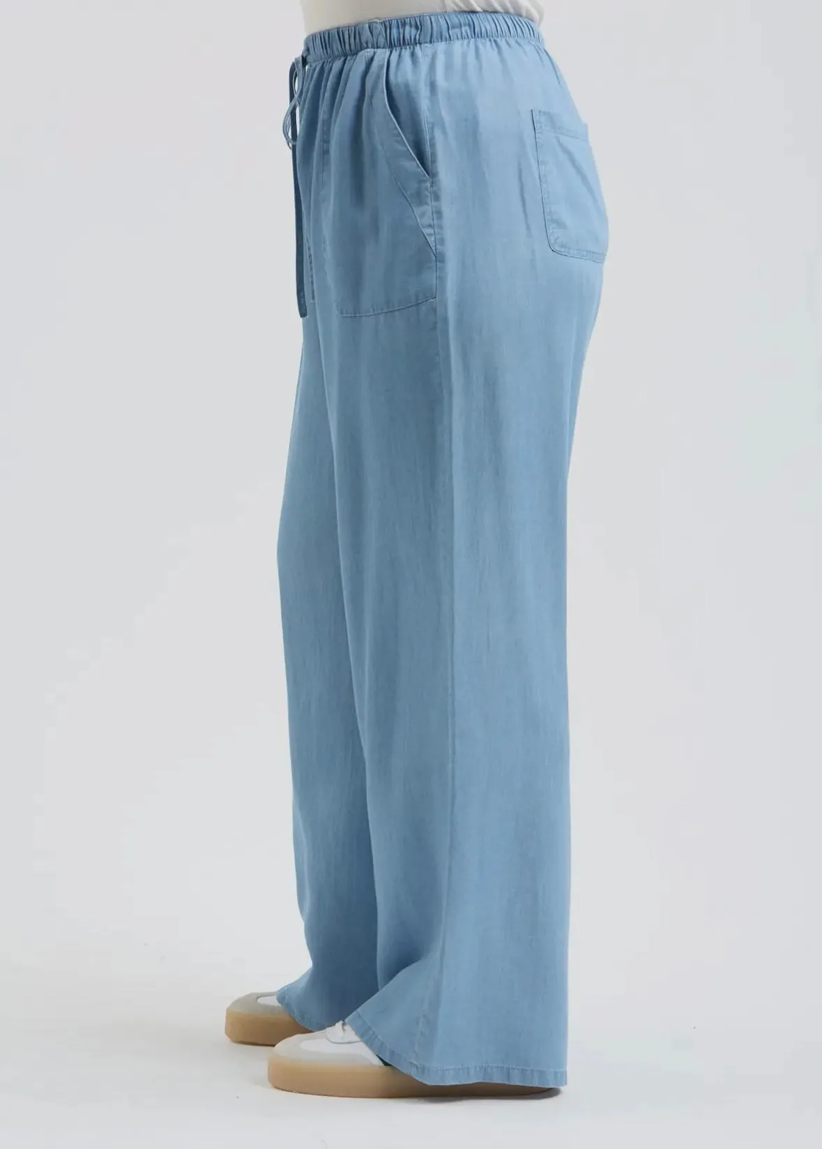 Chambray Pants