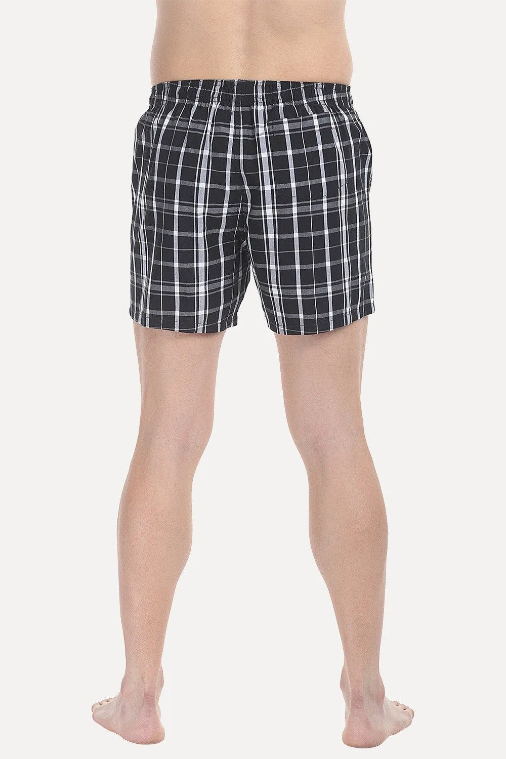 Checkered Weave Boxer Shorts
