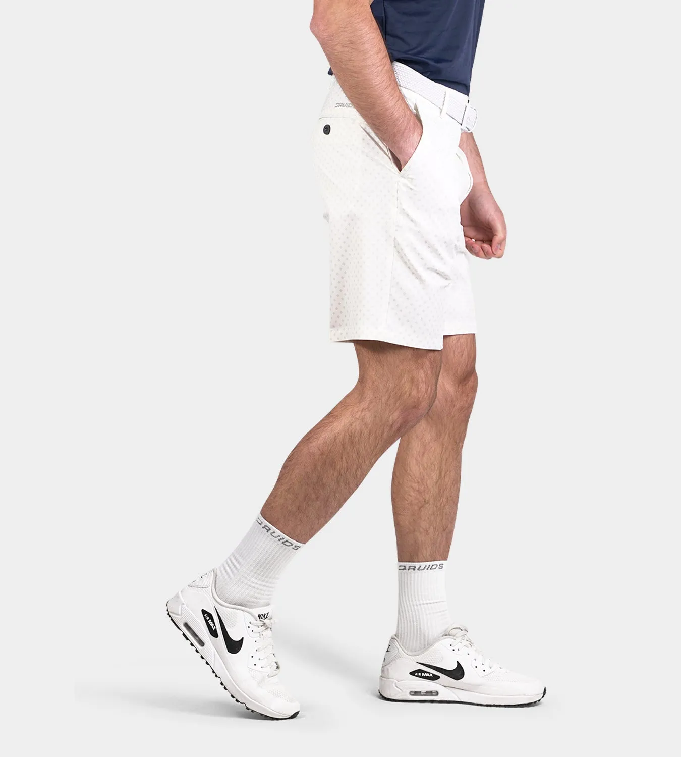 CLIMA DIAMOND SHORTS - WHITE
