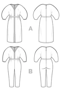 Closet Core Patterns Jo Dress and Jumpsuit