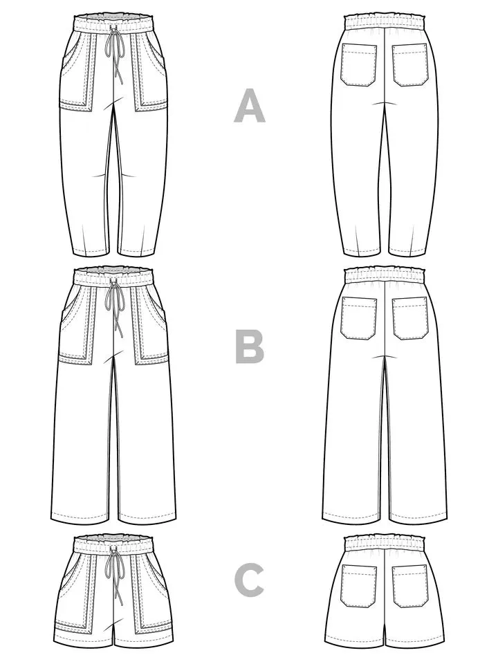 Closet Core Patterns Sepia Trousers