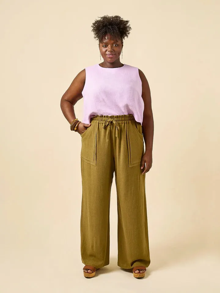 Closet Core Patterns Sepia Trousers