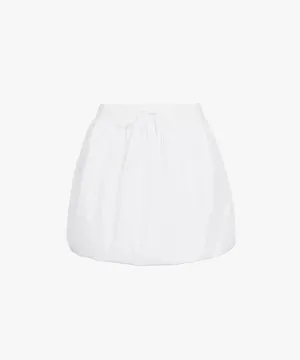 CREVE NINE: String Balloon Skirt - White