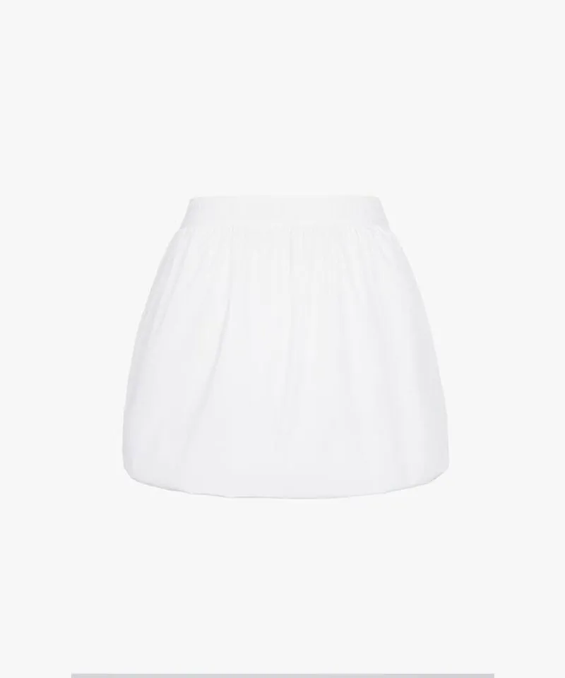 CREVE NINE: String Balloon Skirt - White