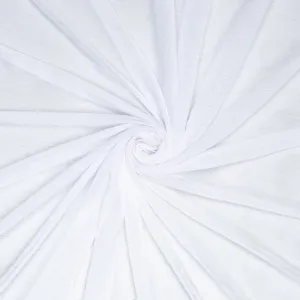 Crinkle Chiffon White