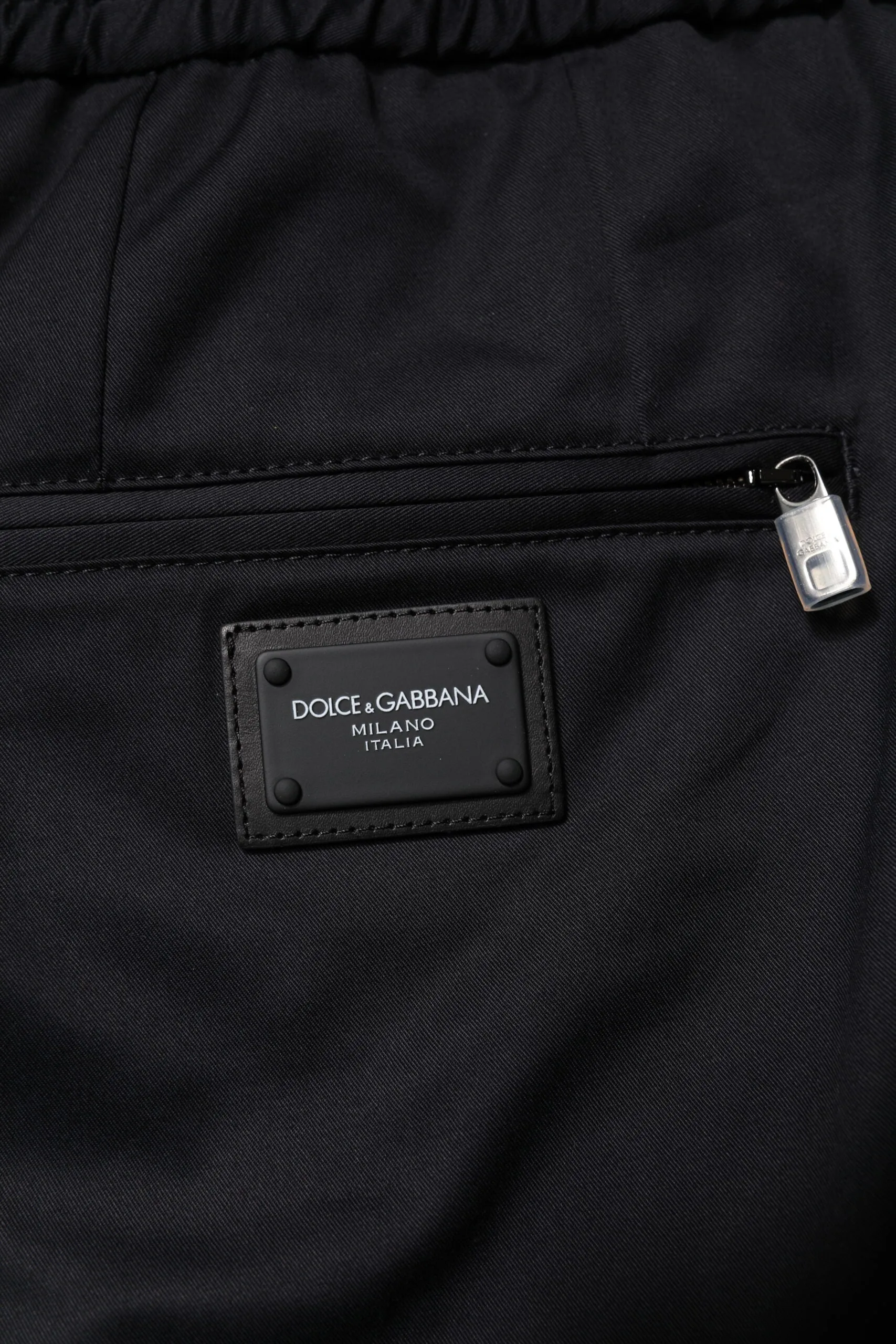 Dark Blue Cotton Men Jogger Sweatpants Pants