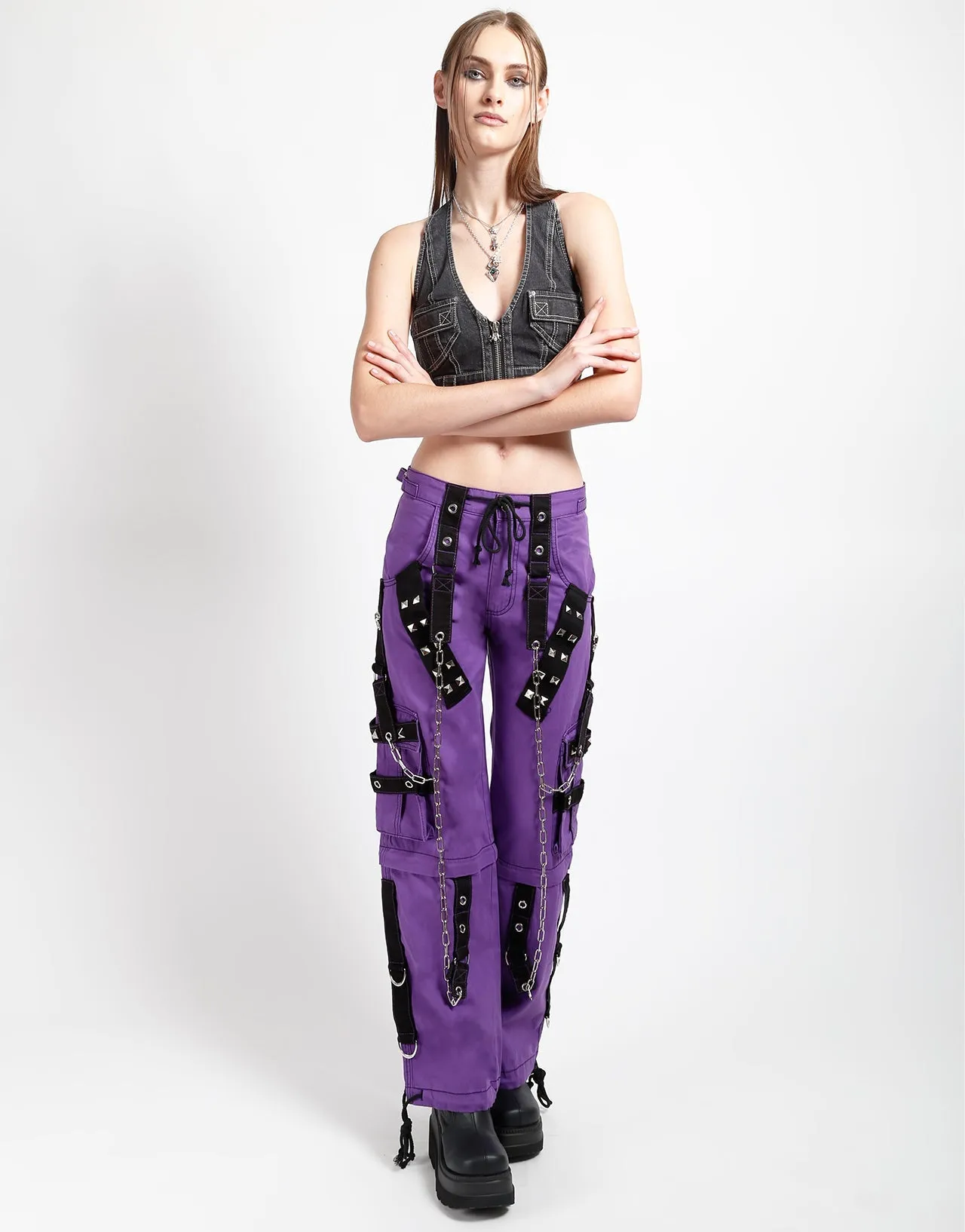 DARK CUFF PANT PURPLE