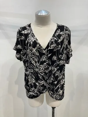 Dolman Leaf Print Blouse - Miley   Molly