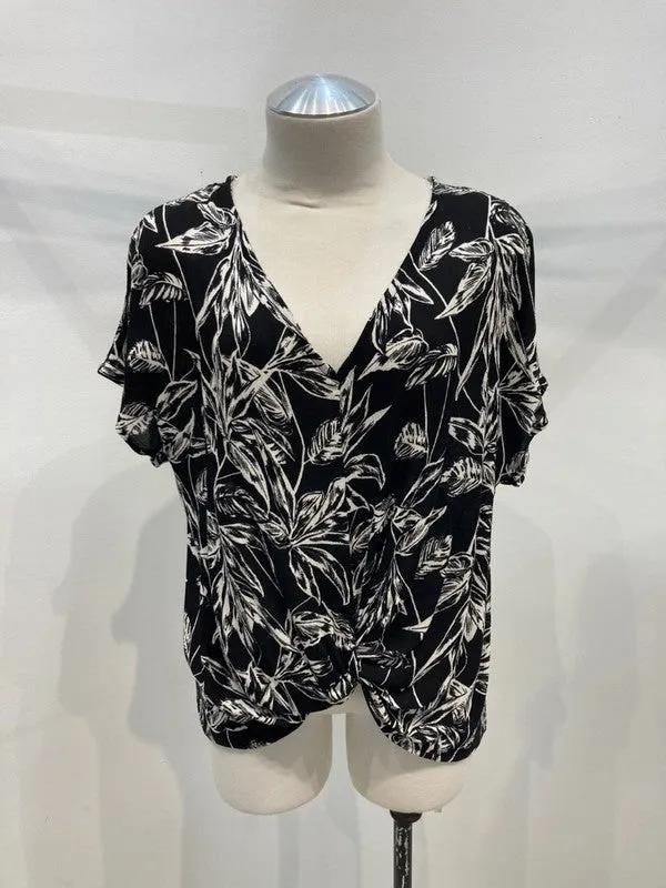 Dolman Leaf Print Blouse - Miley   Molly