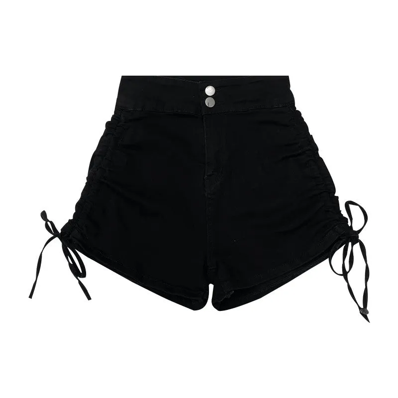 Drawstring Denim Shorts ER5771
