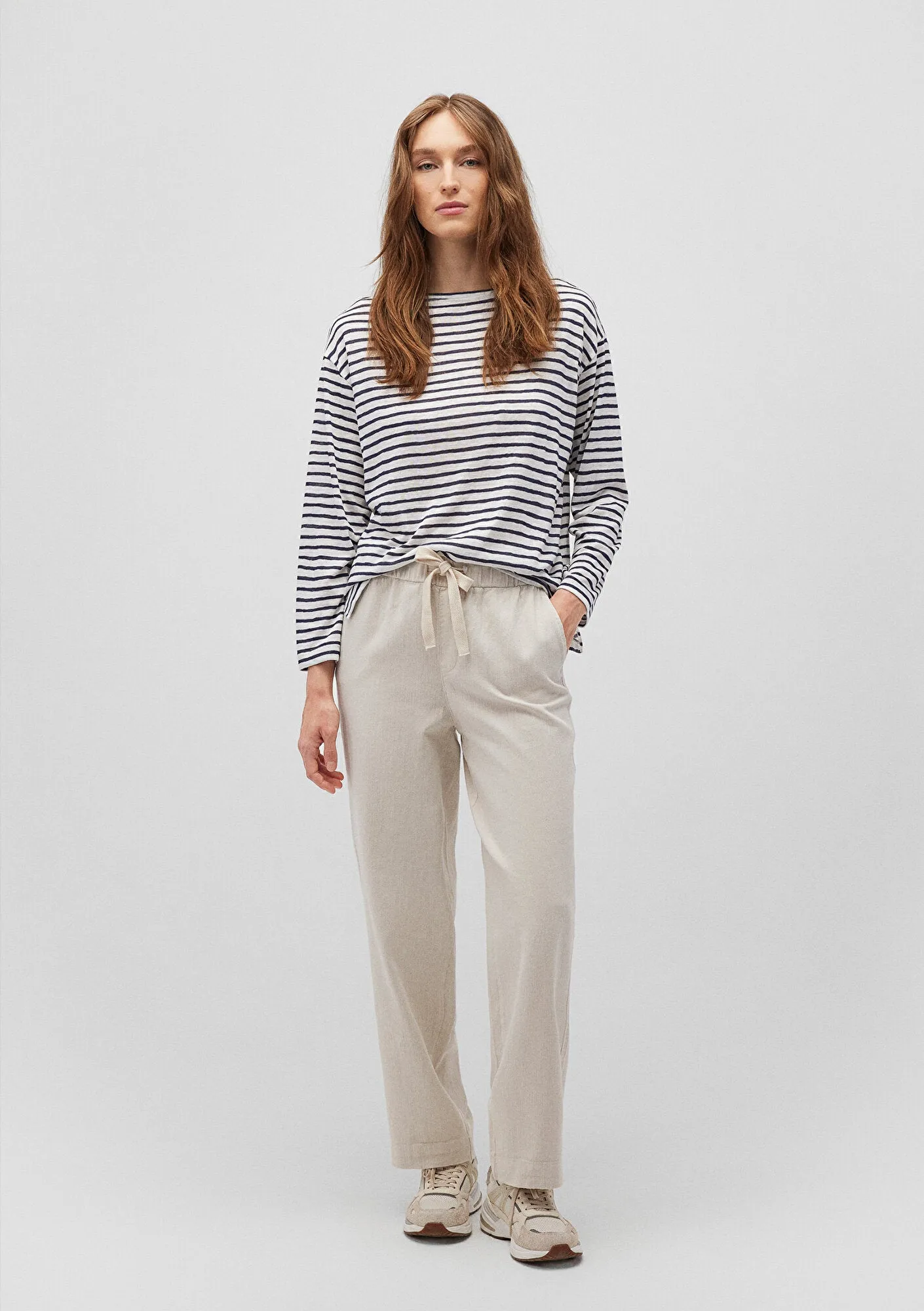 Drawstring Grey Pants
