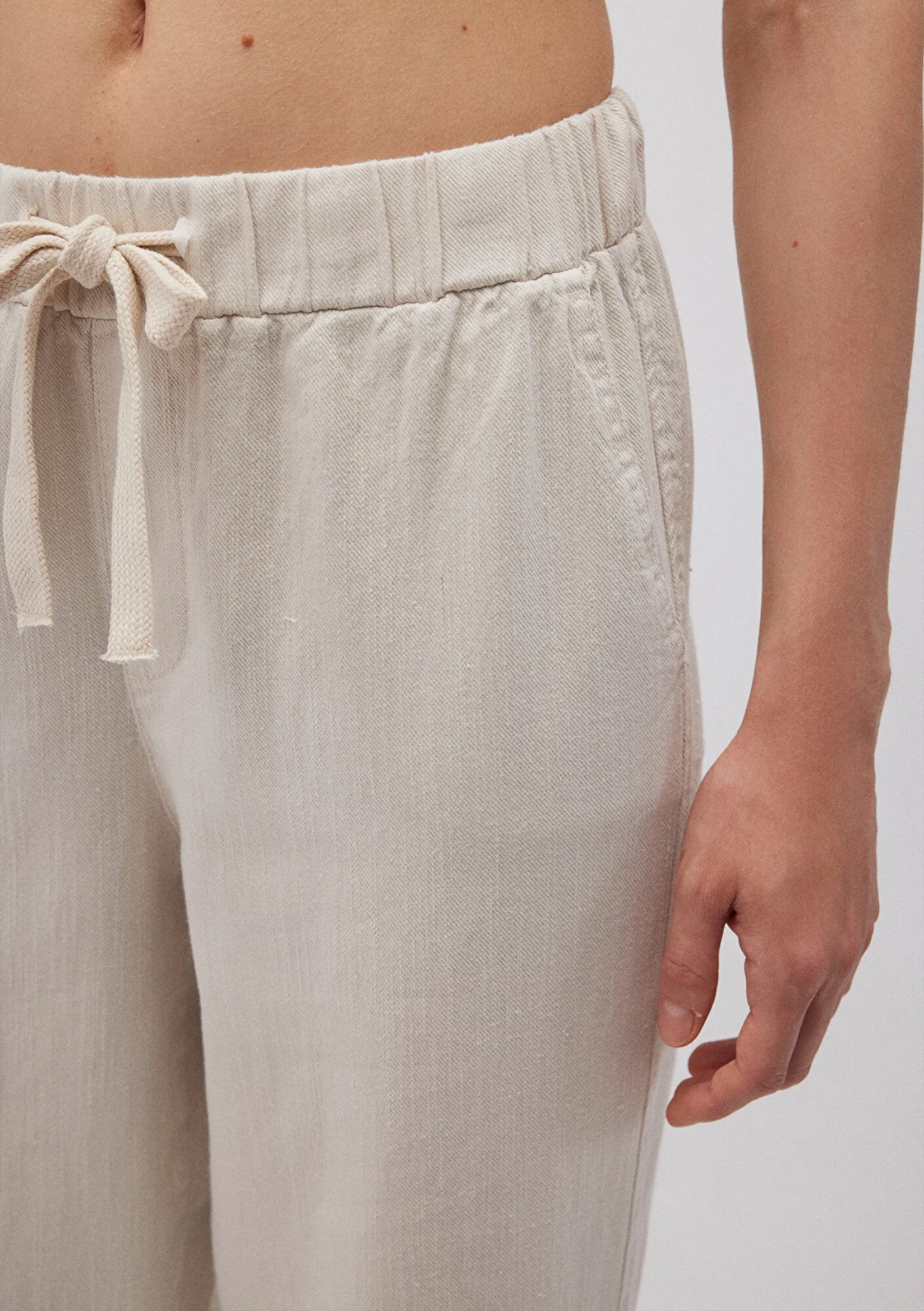 Drawstring Grey Pants