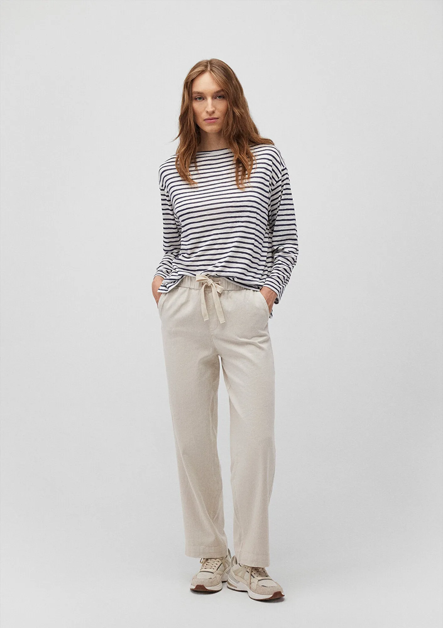 Drawstring Grey Pants