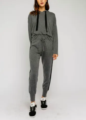 Drawstring Side Stripe Jogger Pants
