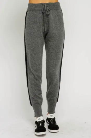Drawstring Side Stripe Jogger Pants
