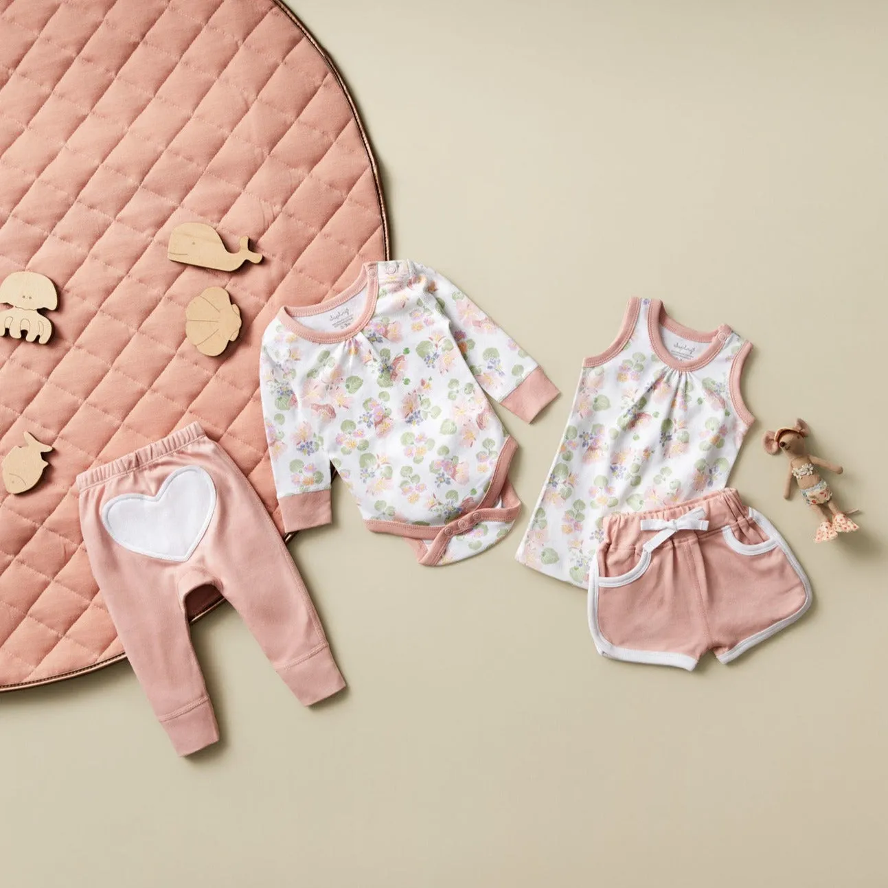 Dune Flower Pink Heart Pants