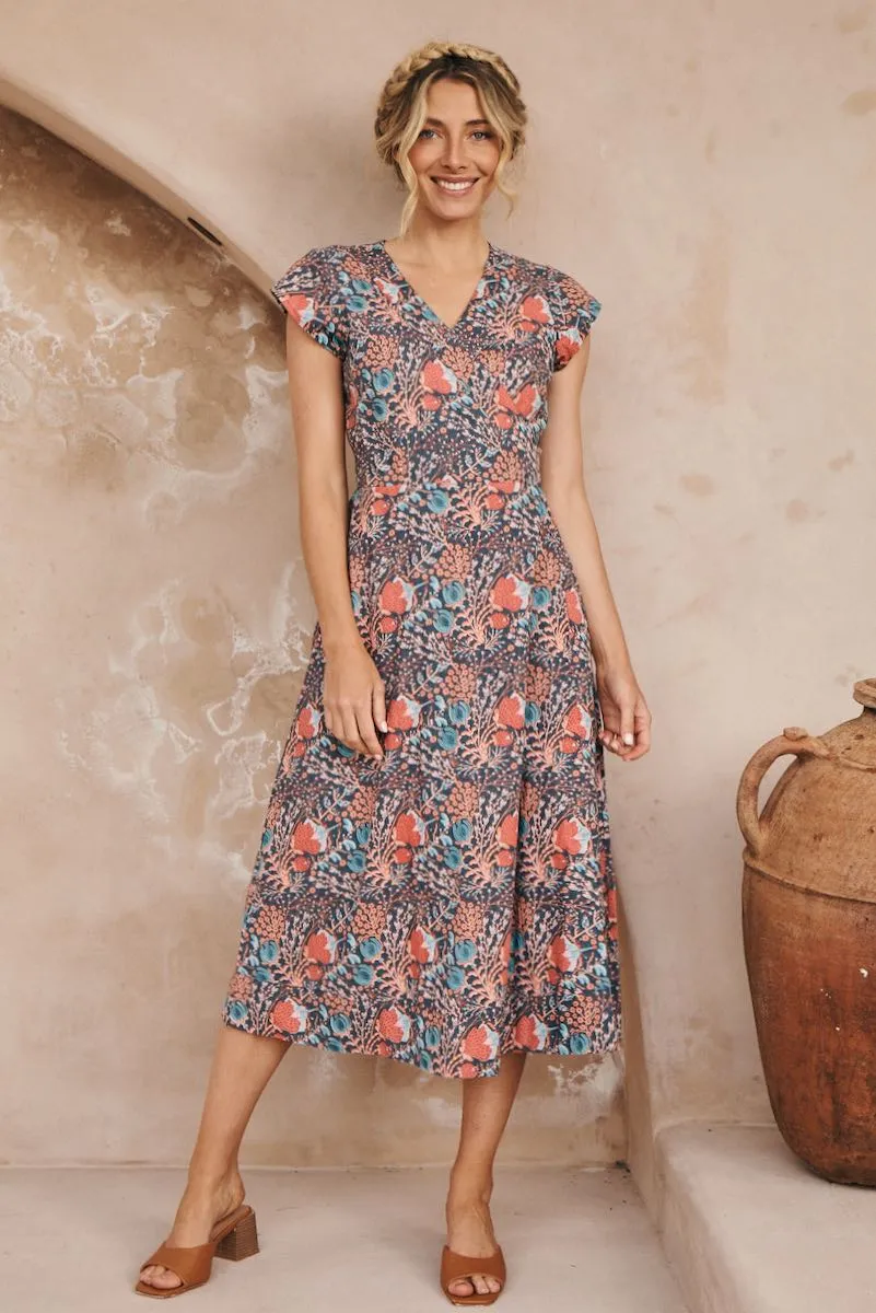 Ellie Wrap Dress - Angelica