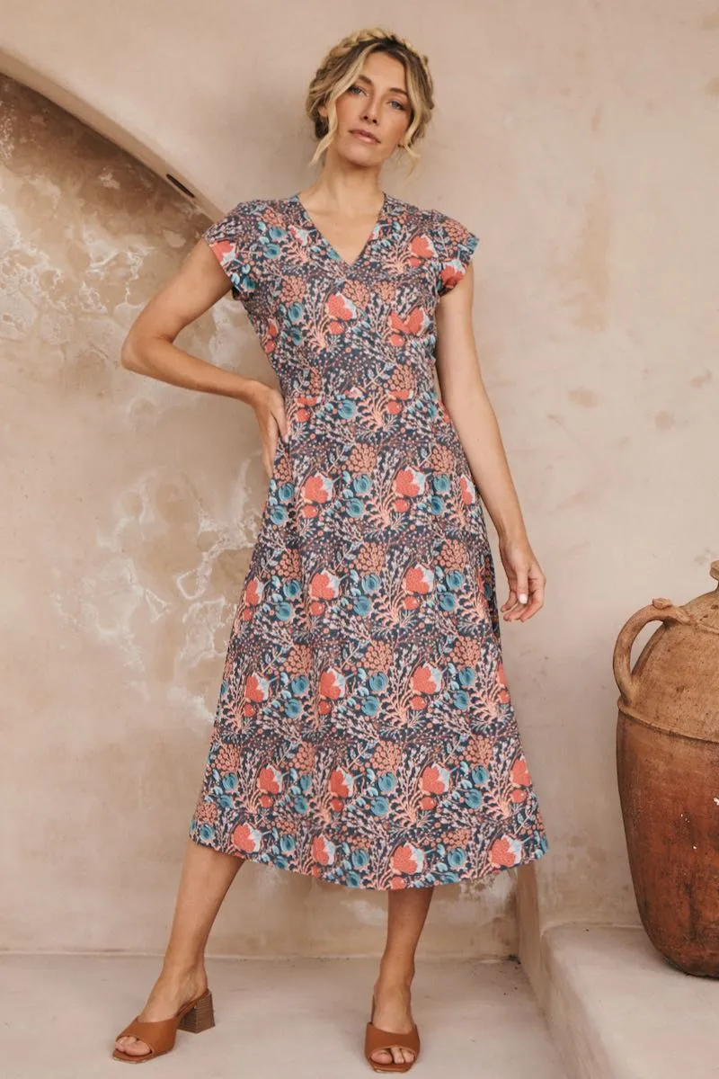 Ellie Wrap Dress - Angelica