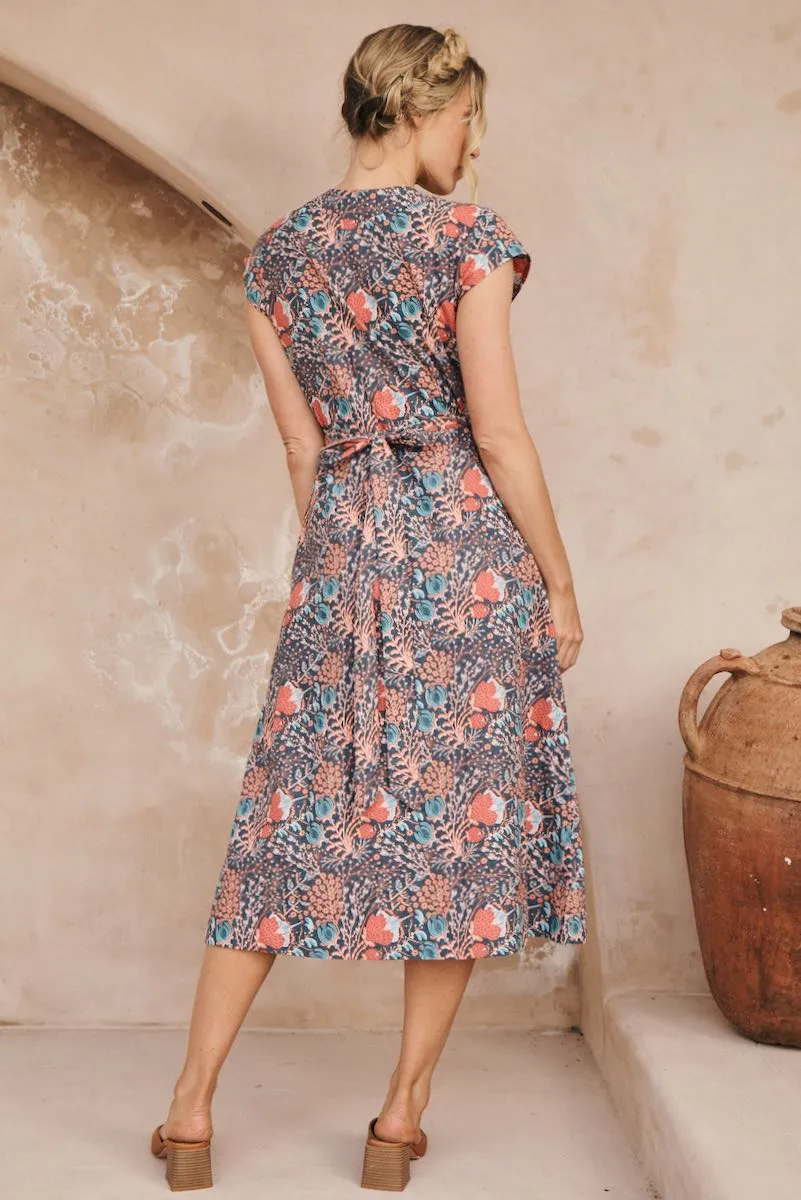 Ellie Wrap Dress - Angelica