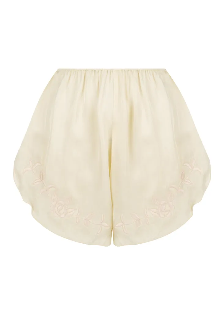 Embroidered Short