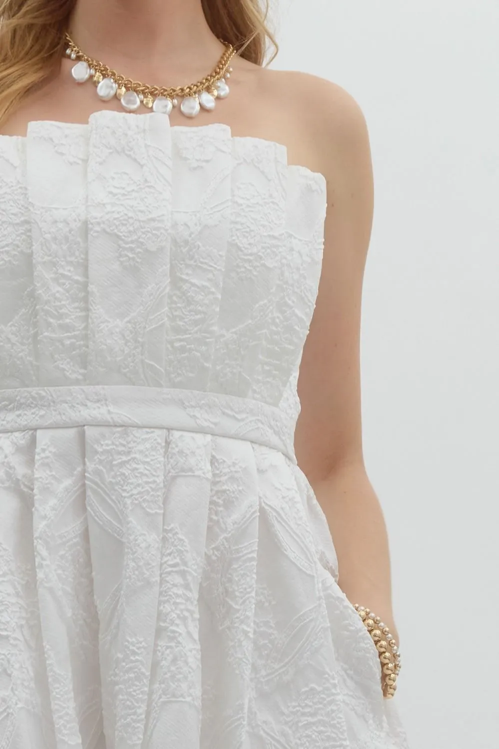 EMBROIDERED TEA DRESS
