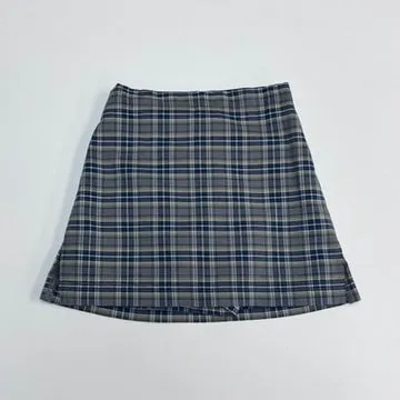 EW Pull On Skort Plaid 42