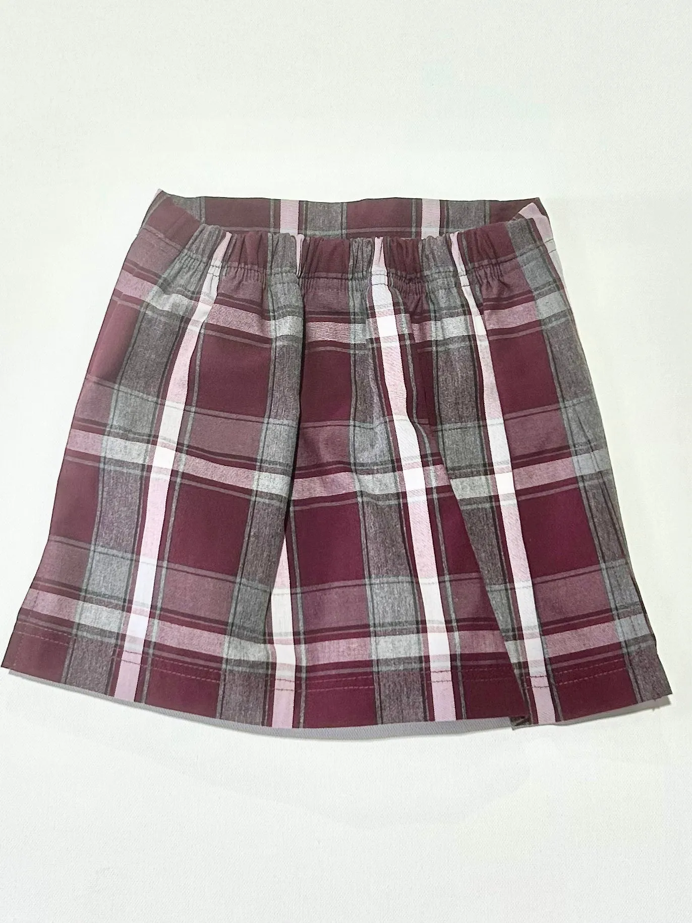 EW Pull On Skort Plaid 54