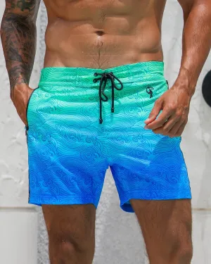 Faded Waves - Blue Lagoon - 5"