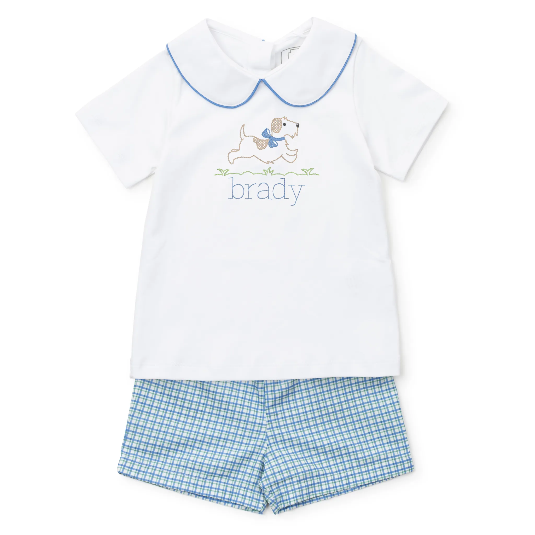 Field Boys' Woven Short Set - Hampton Plaid
