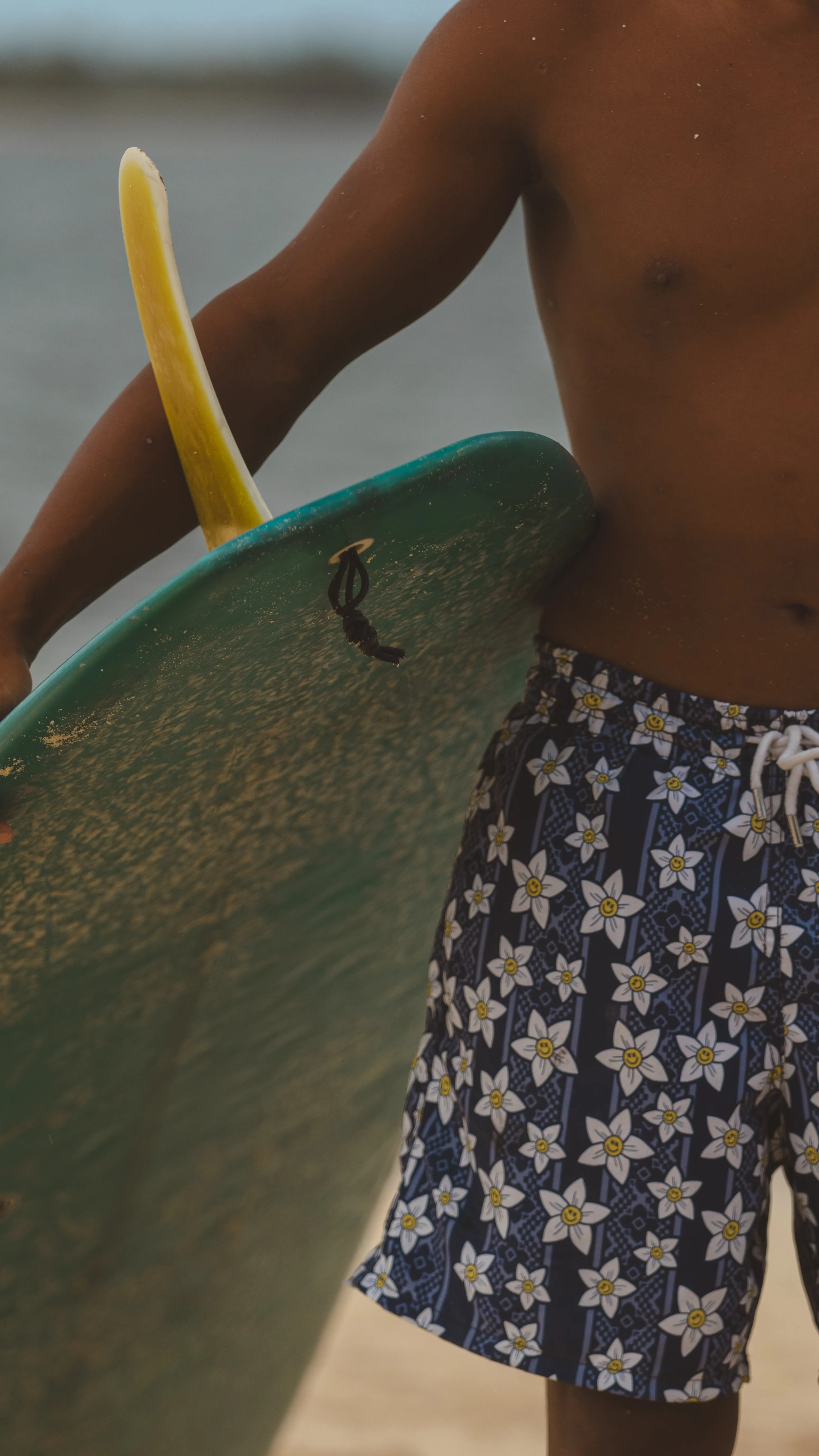 Floral Swim Shorts - Blue