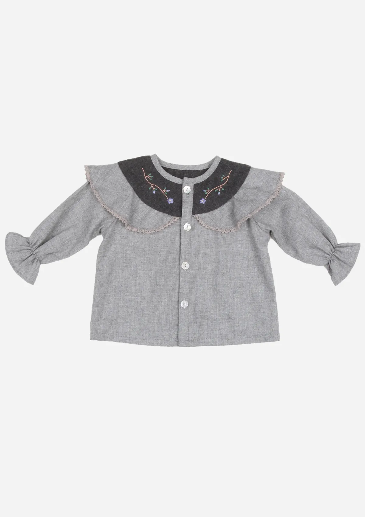 Flowering Vine Top, Charcoal