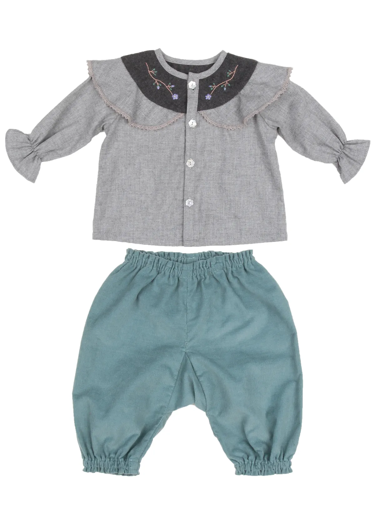 Flowering Vine Top, Charcoal