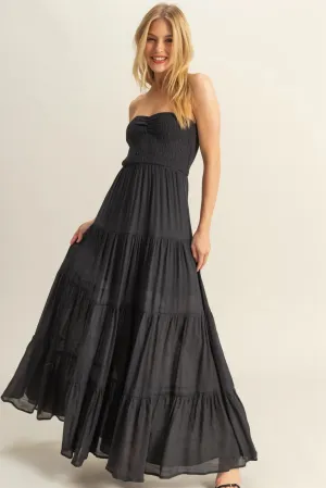 Flowy Strapless Dress