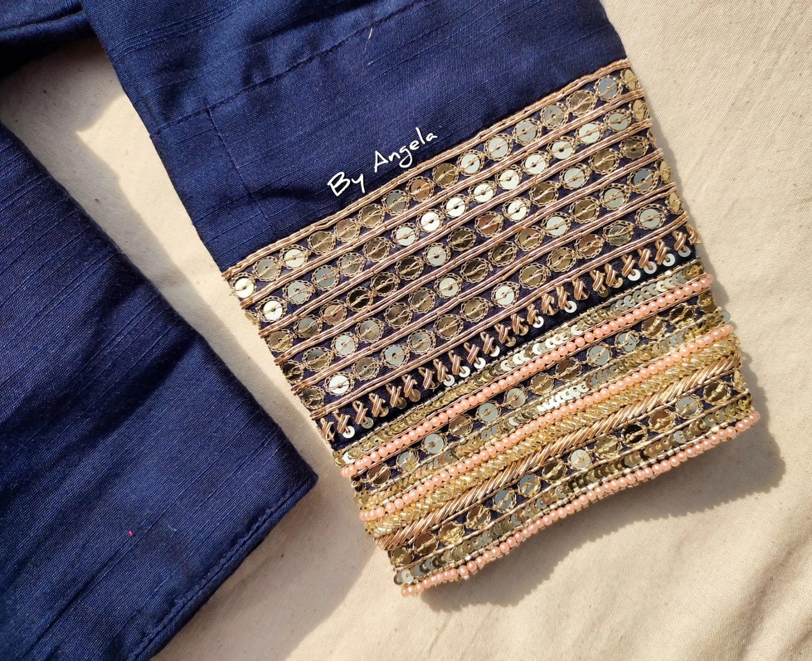 Full sleeve embroidered blouse