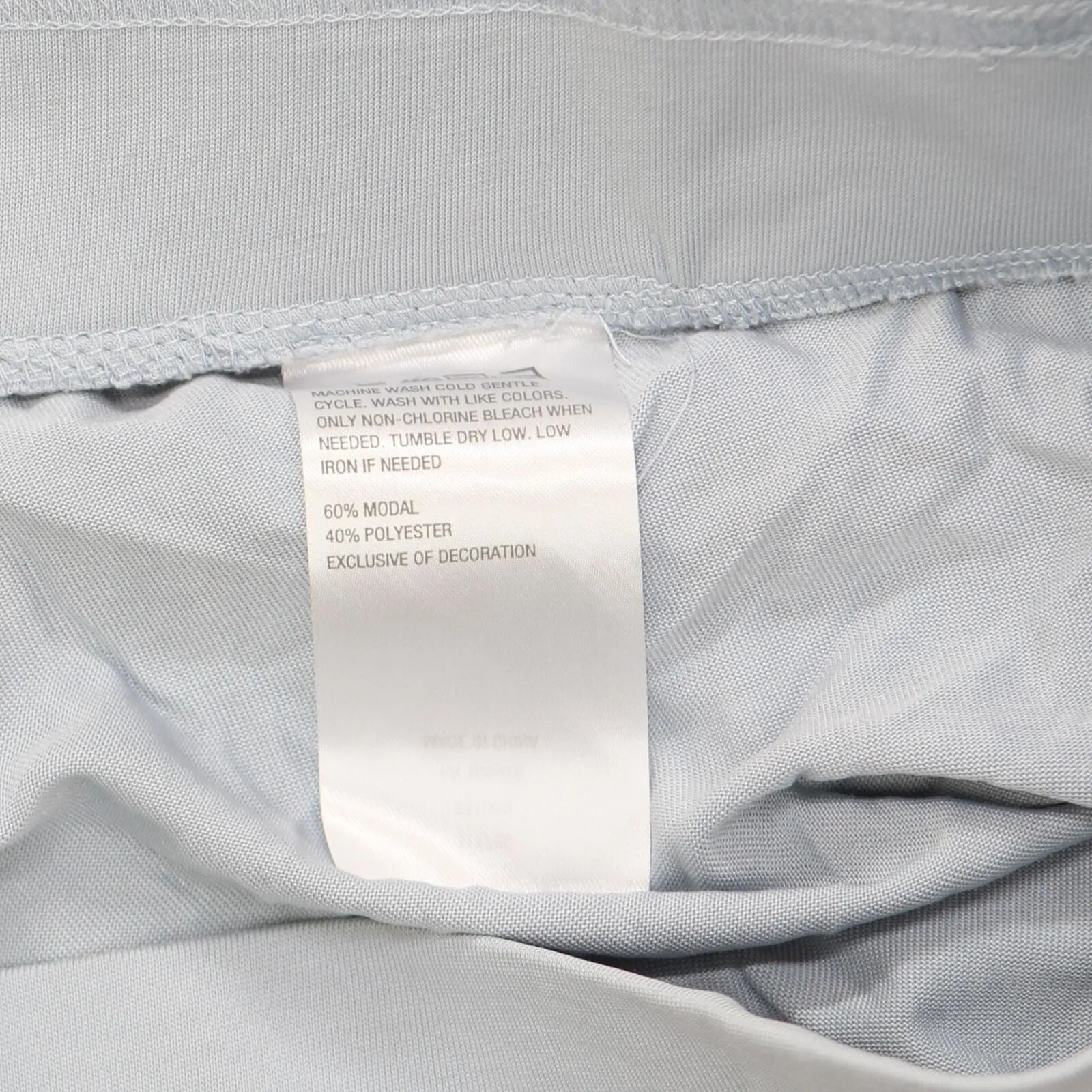 G By Giuliana Womens Luxe Knit Ankle Pant 658852 Chambray Blue XL Tall