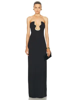 Gaia Strapless Bandage Long Dress