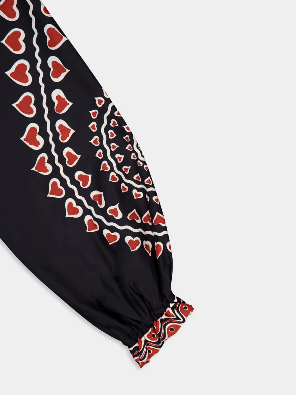 Gattopardo Placée Black Cerere Blouse