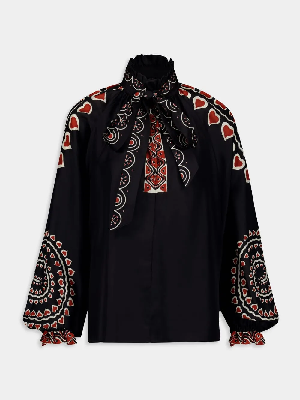 Gattopardo Placée Black Cerere Blouse