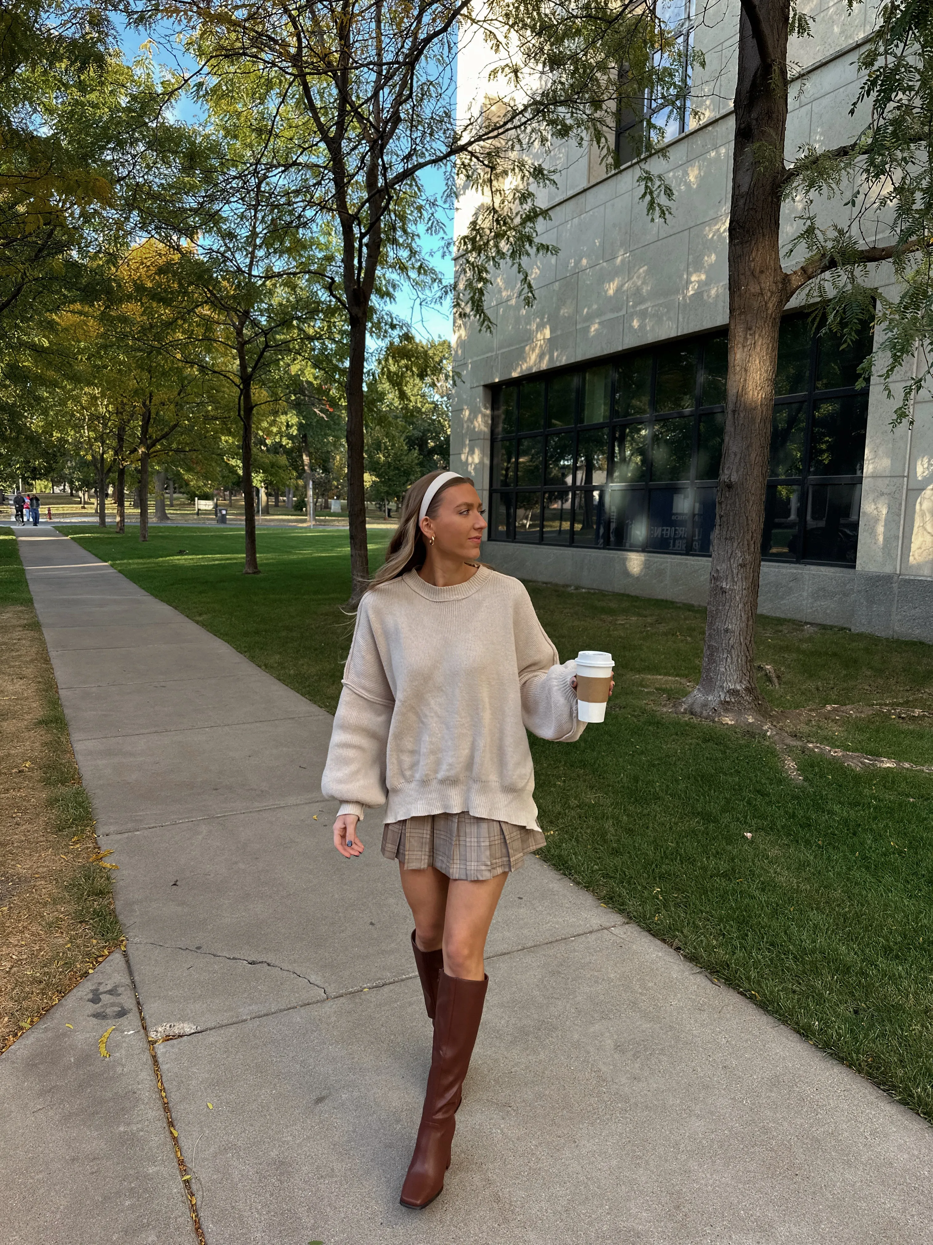 Geller Plaid Skirt