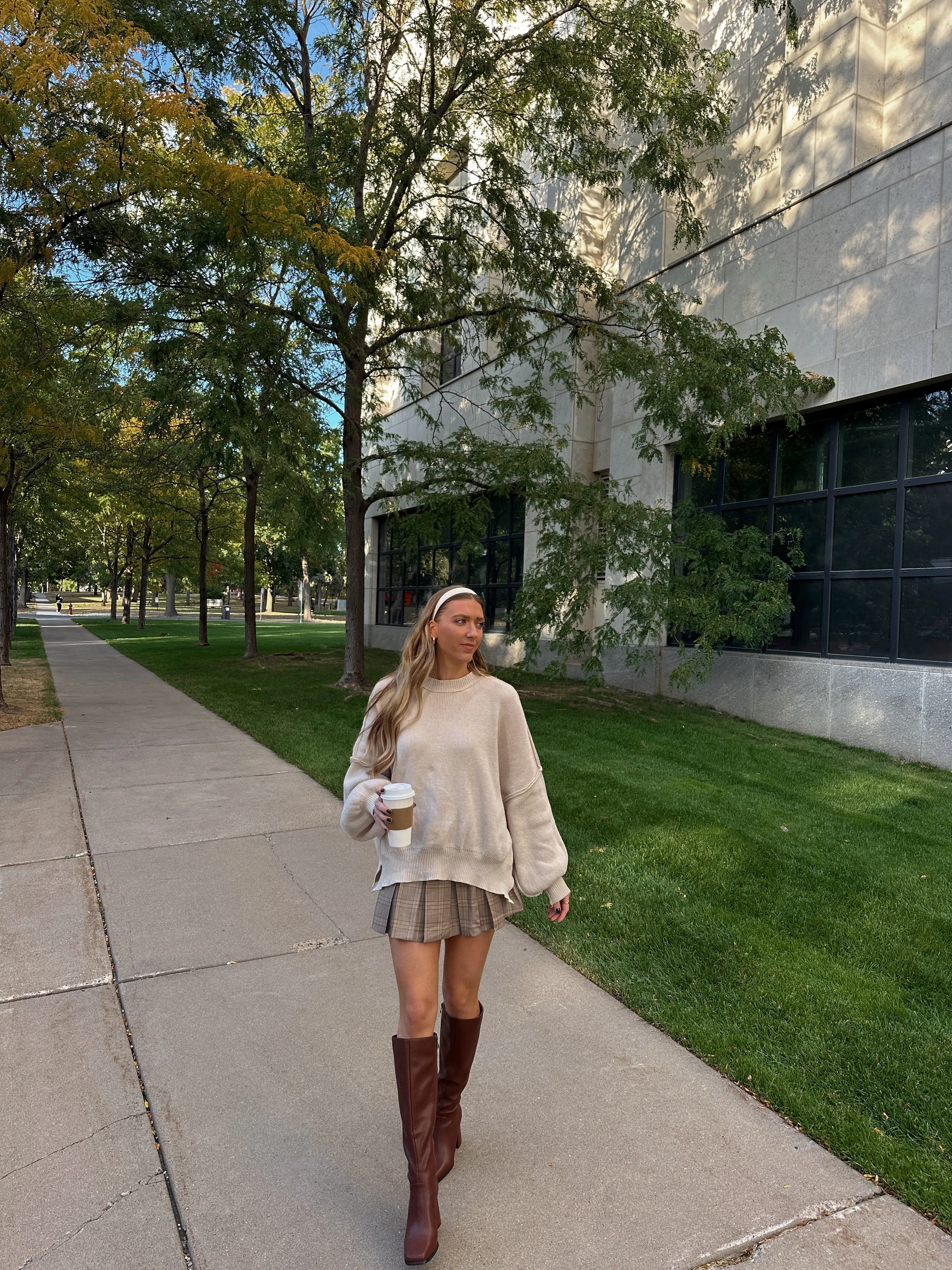 Geller Plaid Skirt
