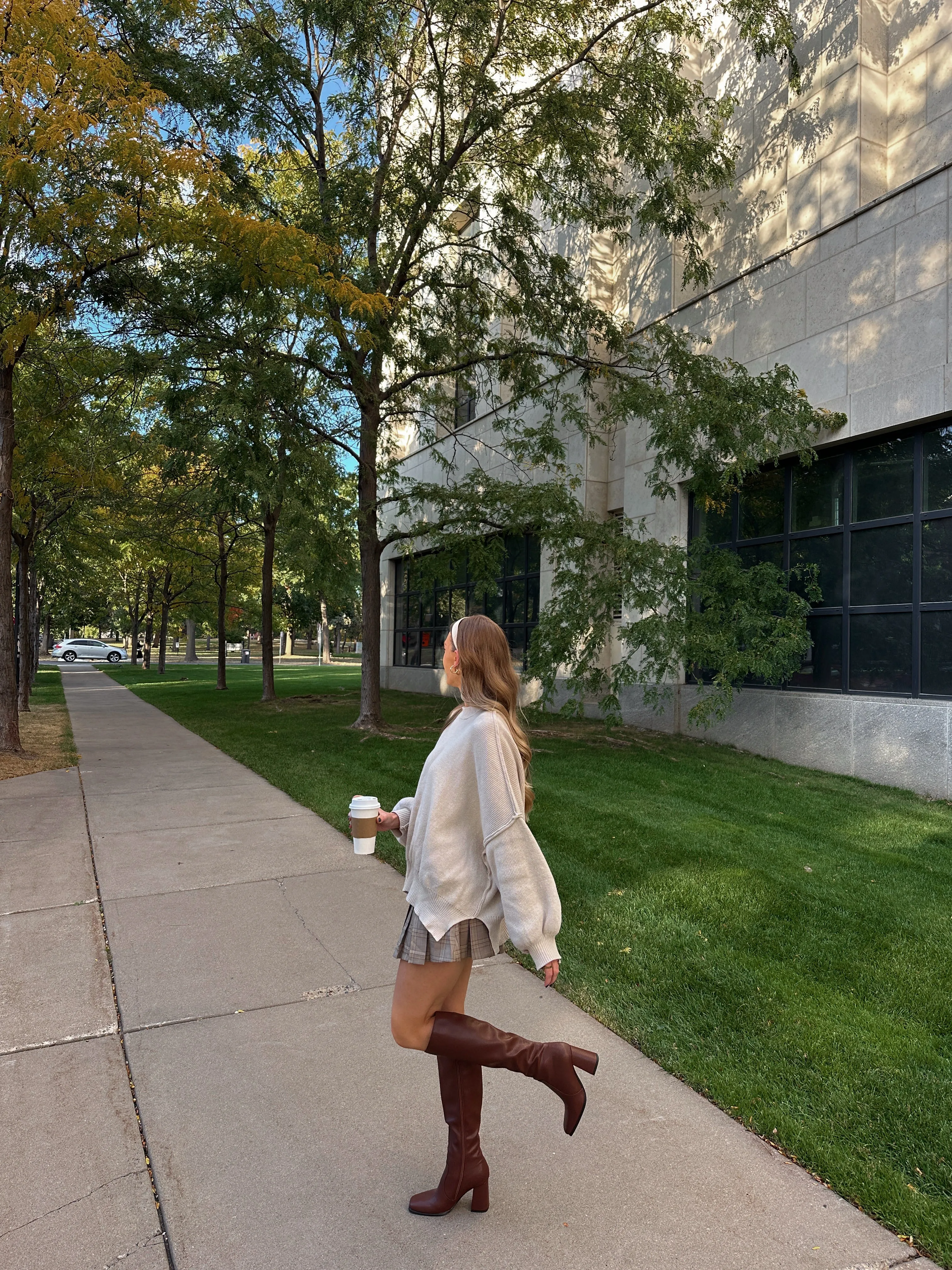 Geller Plaid Skirt