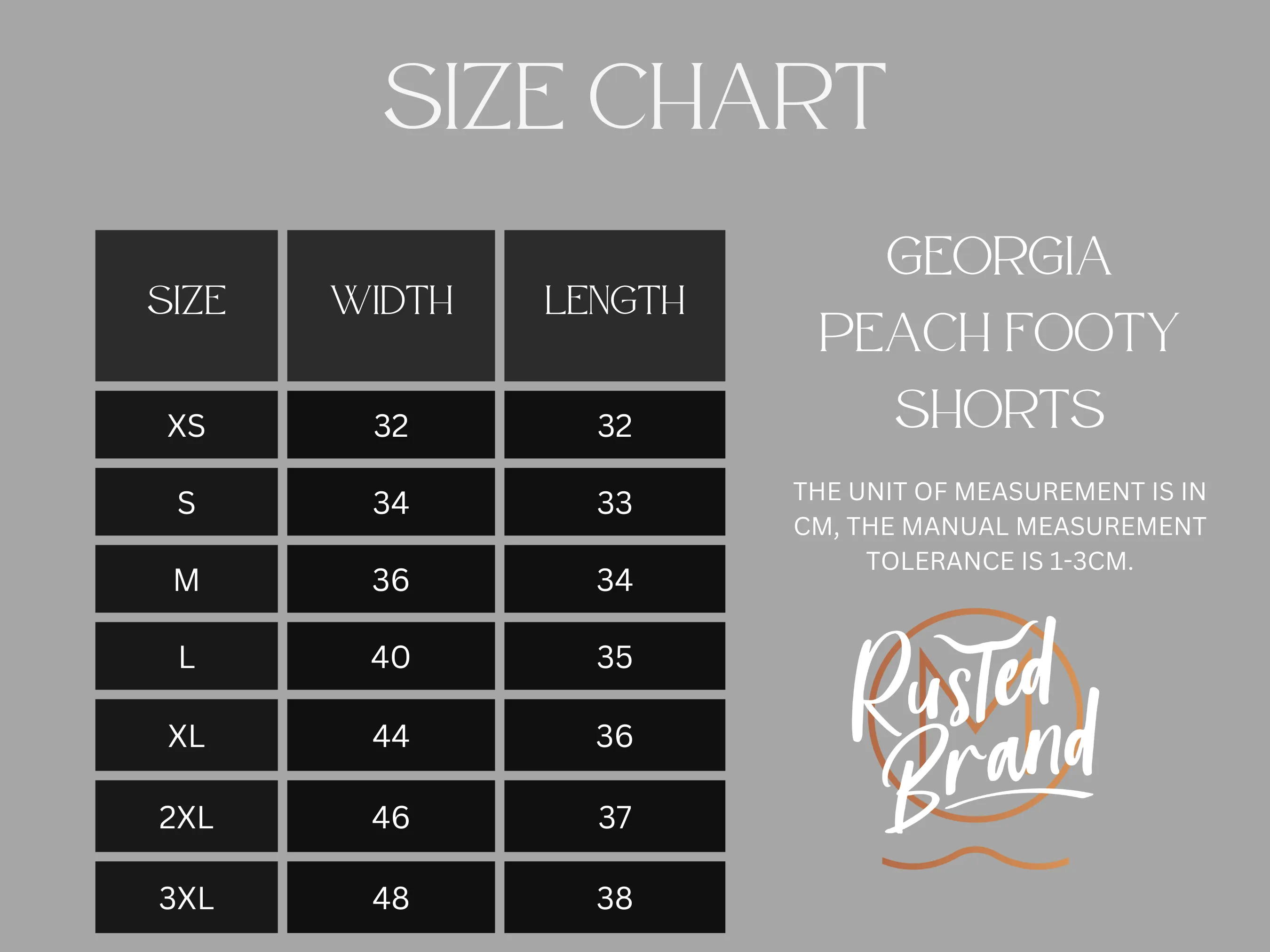 Georgia Peach Footy Shorts