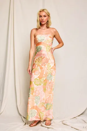 Giselle Strapless Clasp Back Maxi Dress