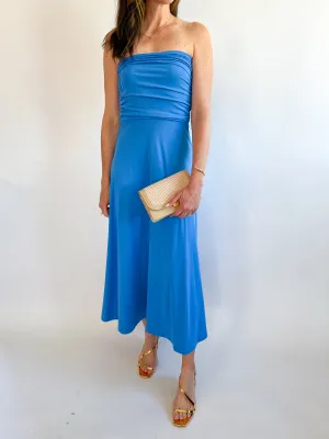 Gloria Strapless Cinch Midi Dress