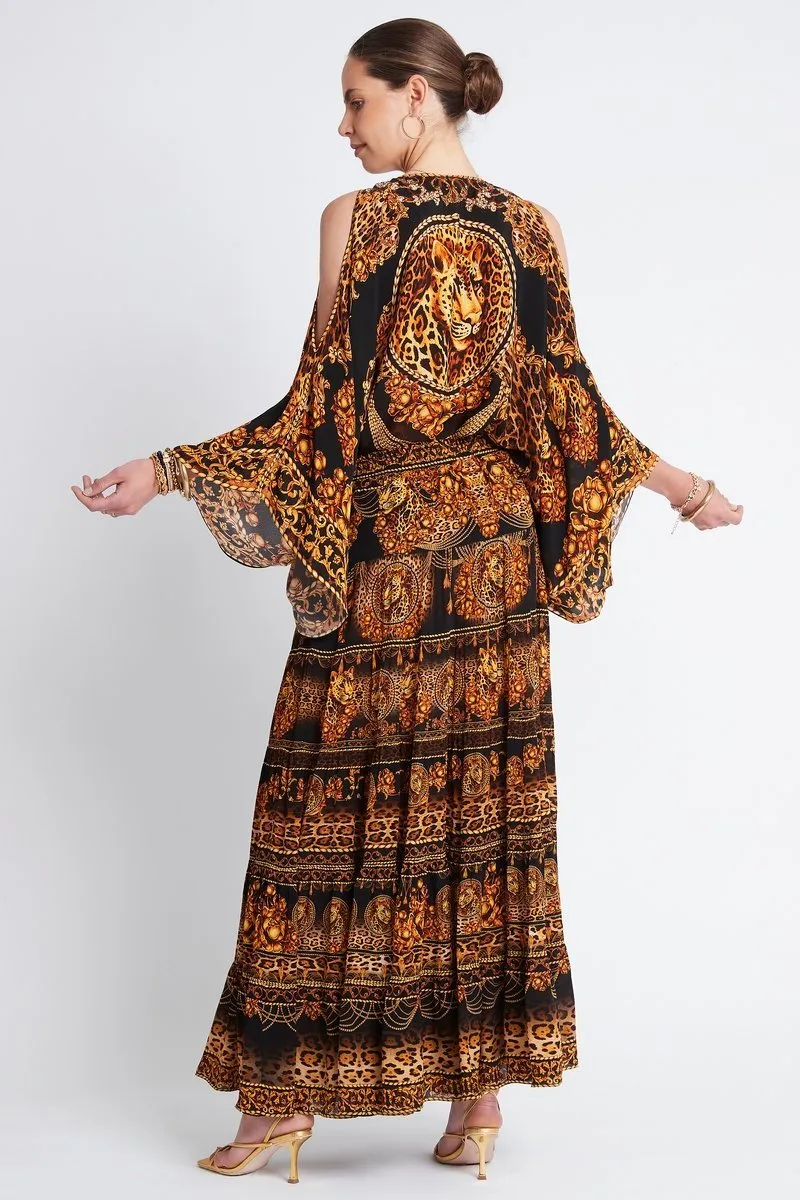 GOLDEN LADY MAXI SKIRT