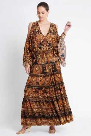 GOLDEN LADY MAXI SKIRT