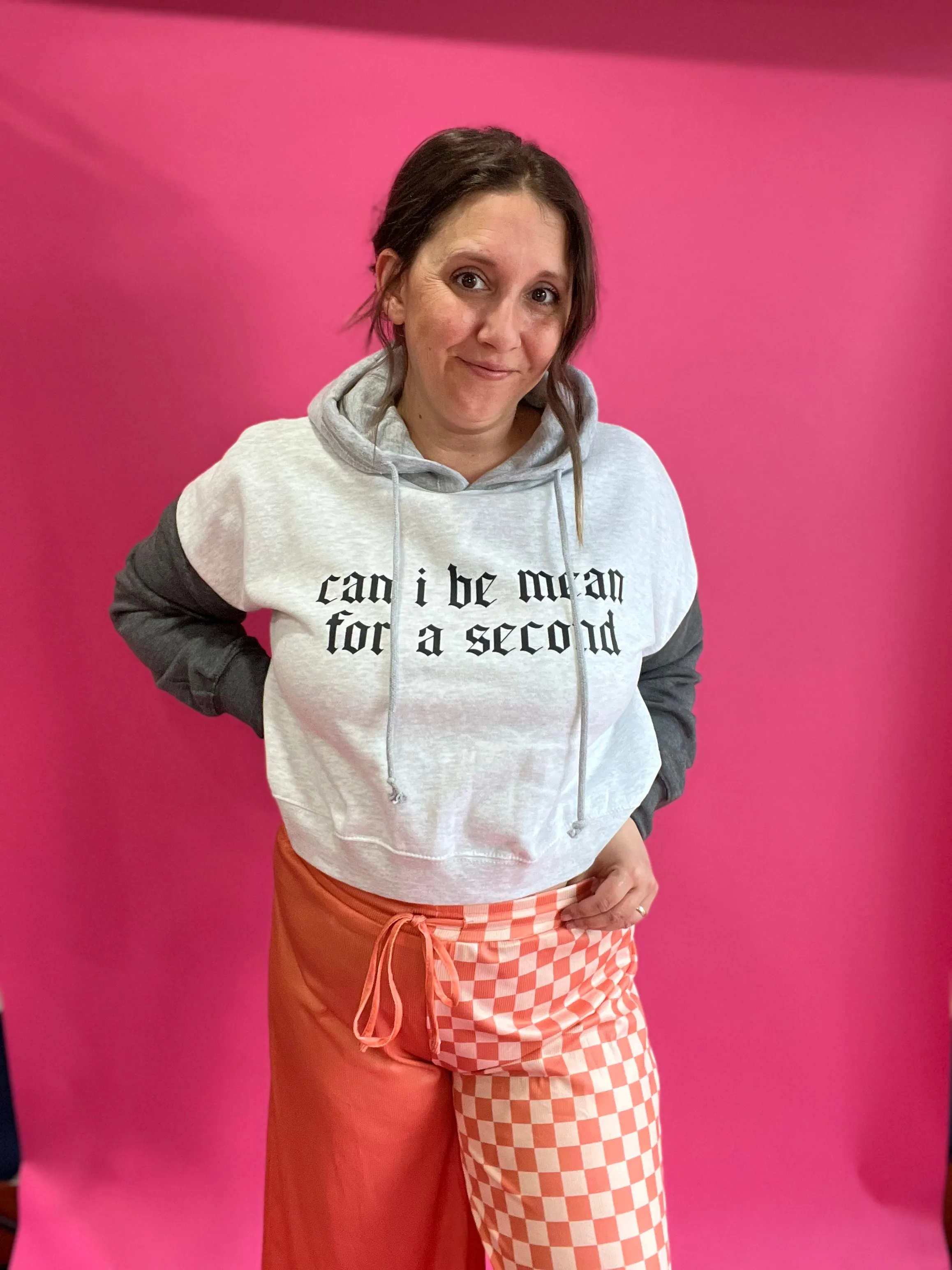 Half/Half Peach Pants