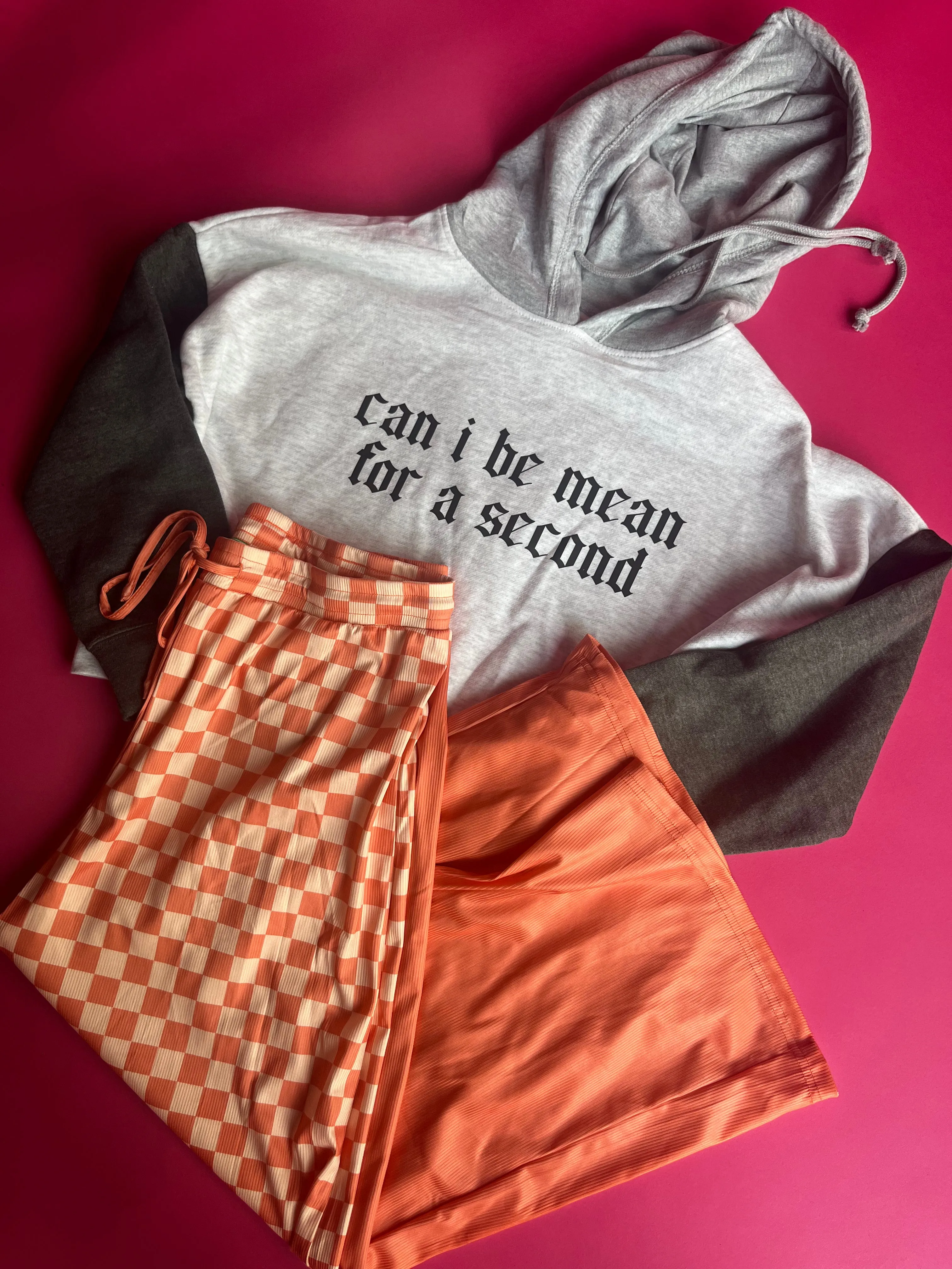 Half/Half Peach Pants
