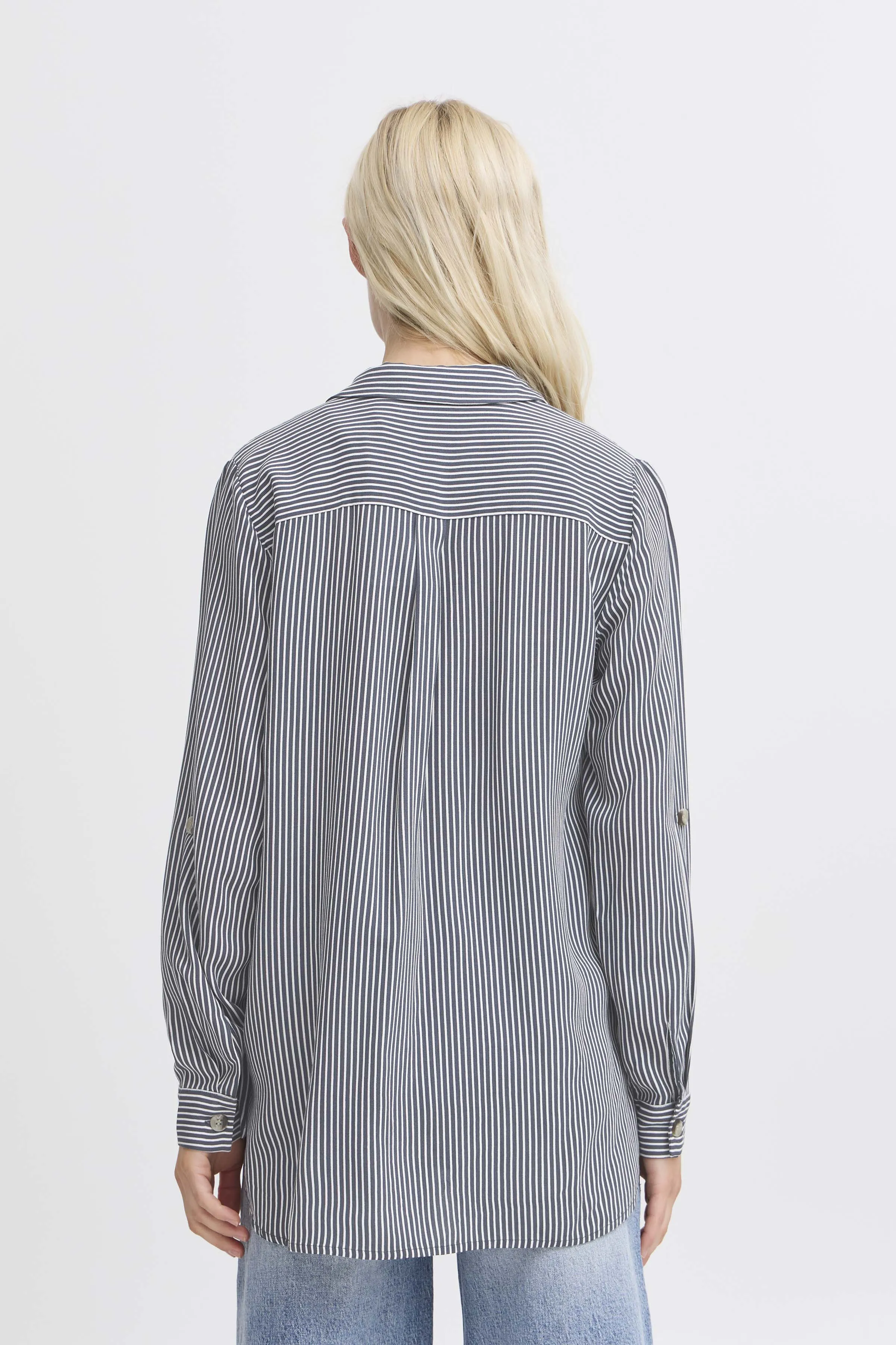 Hali Long Sleeve Shirt | Medieval Blue